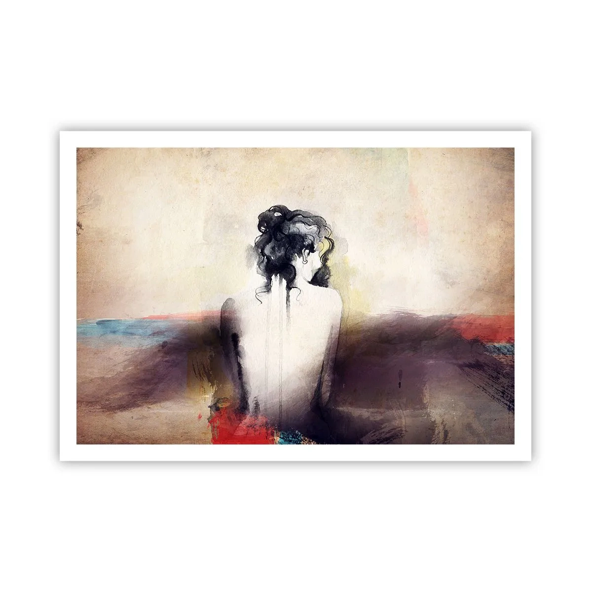 Poster - Linii moi, forme ovale - 100x70 cm