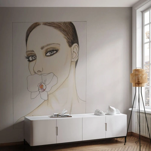 Tapet Standard Eco - Un simbol al eleganței și frumuseții - Abstracția, Bucată, Femeie - 400x280 cm