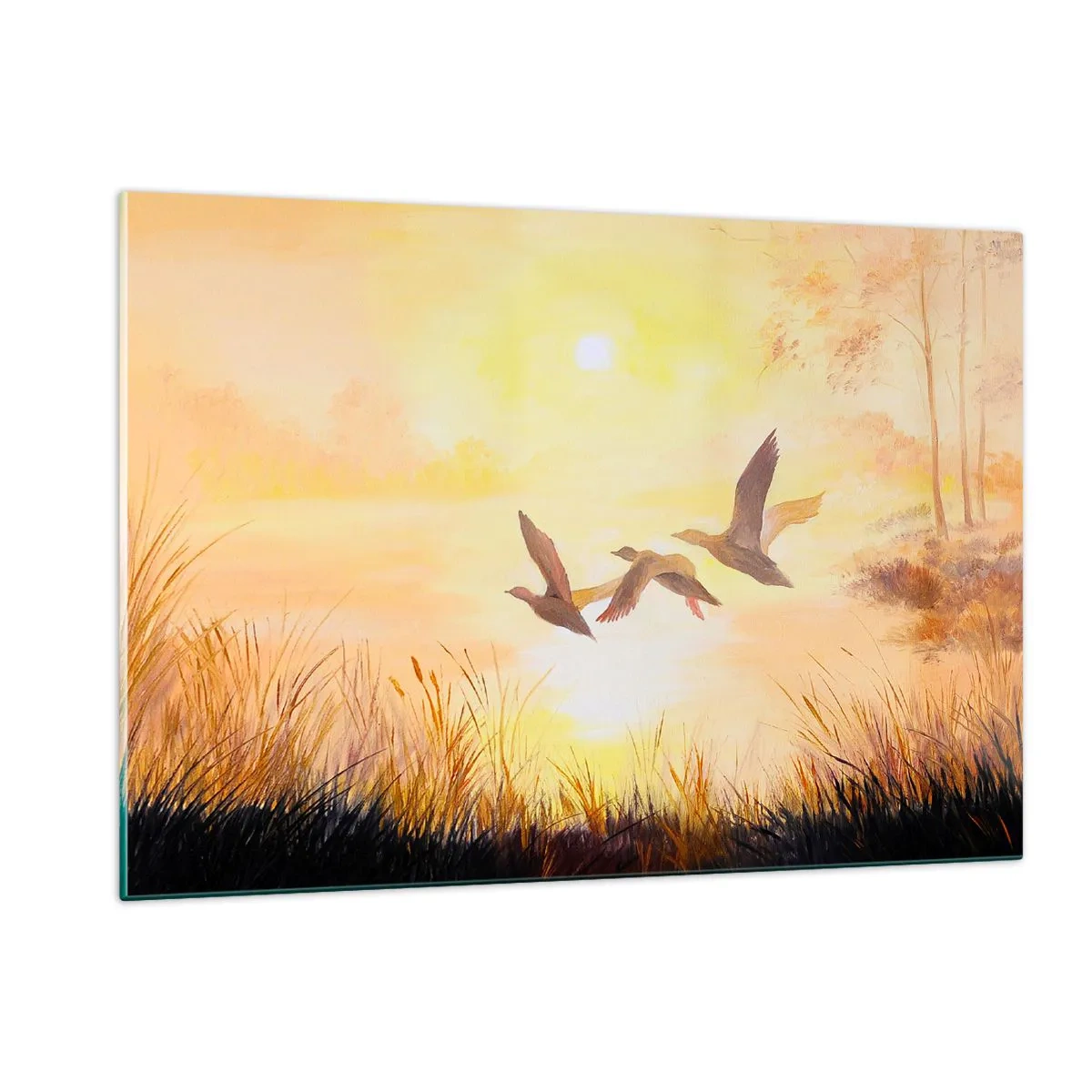 Tablou pe sticlă - Începutul unei lungi călătorii - 120x80 cm