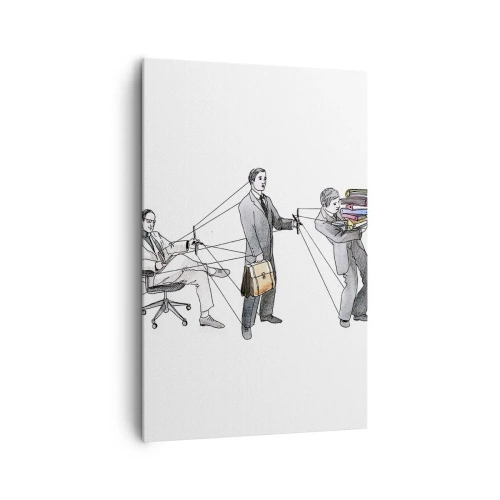 Tablou pe pânză - Fiecare are stăpânul său - 80x120 cm