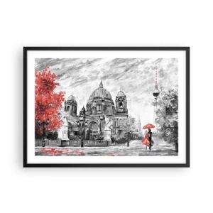 Poster în ramă neagră - Reuniune în Berlin - 70x50 cm