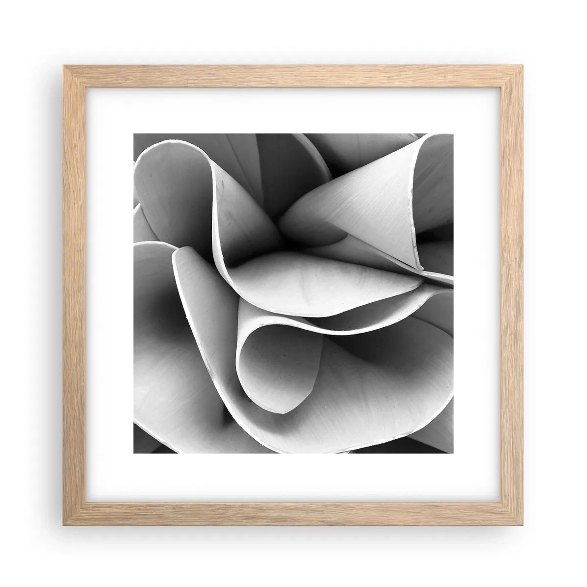 Poster în ramă de stejar deschis - Se întâmplă în spațiu - 30x30 cm