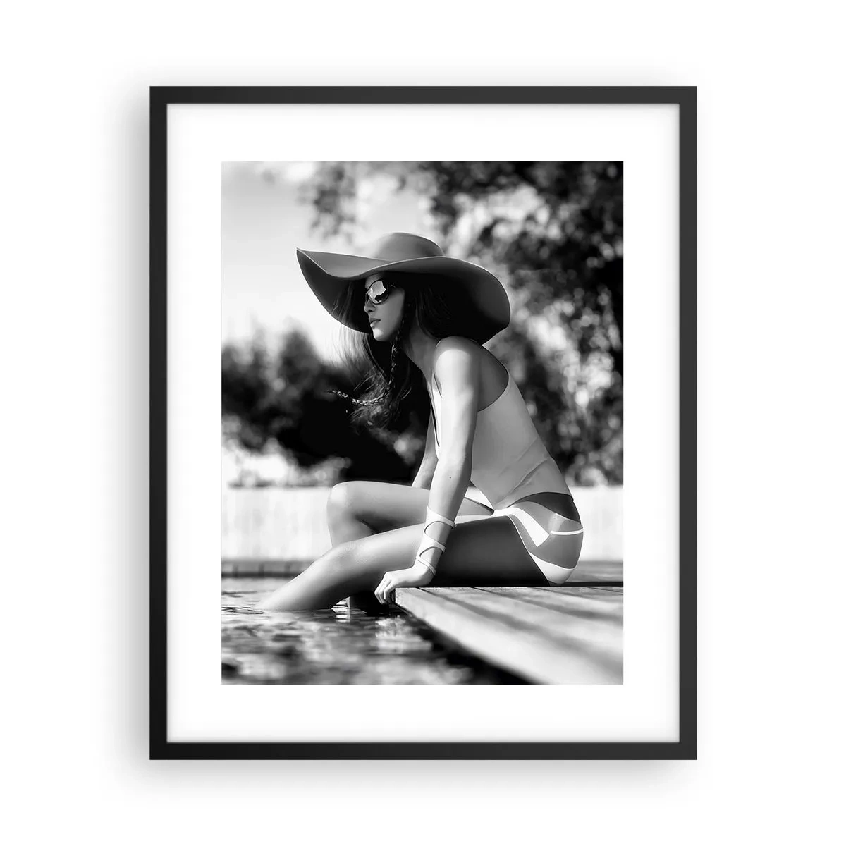 Poster în ramă neagră - Vis de vară - 40x50 cm