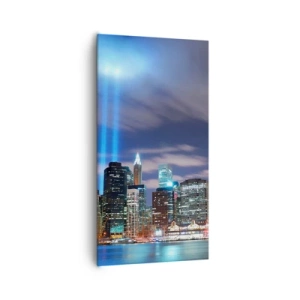 Tablou pe pânză - Întinde-te spre cer cu lumină - 65x120 cm