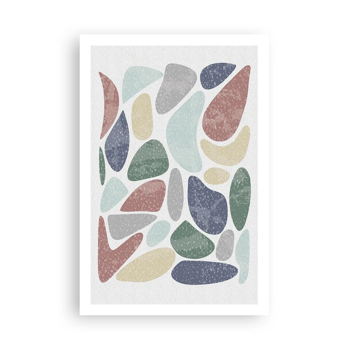Poster - Un mozaic de culori pudrate - 61x91 cm