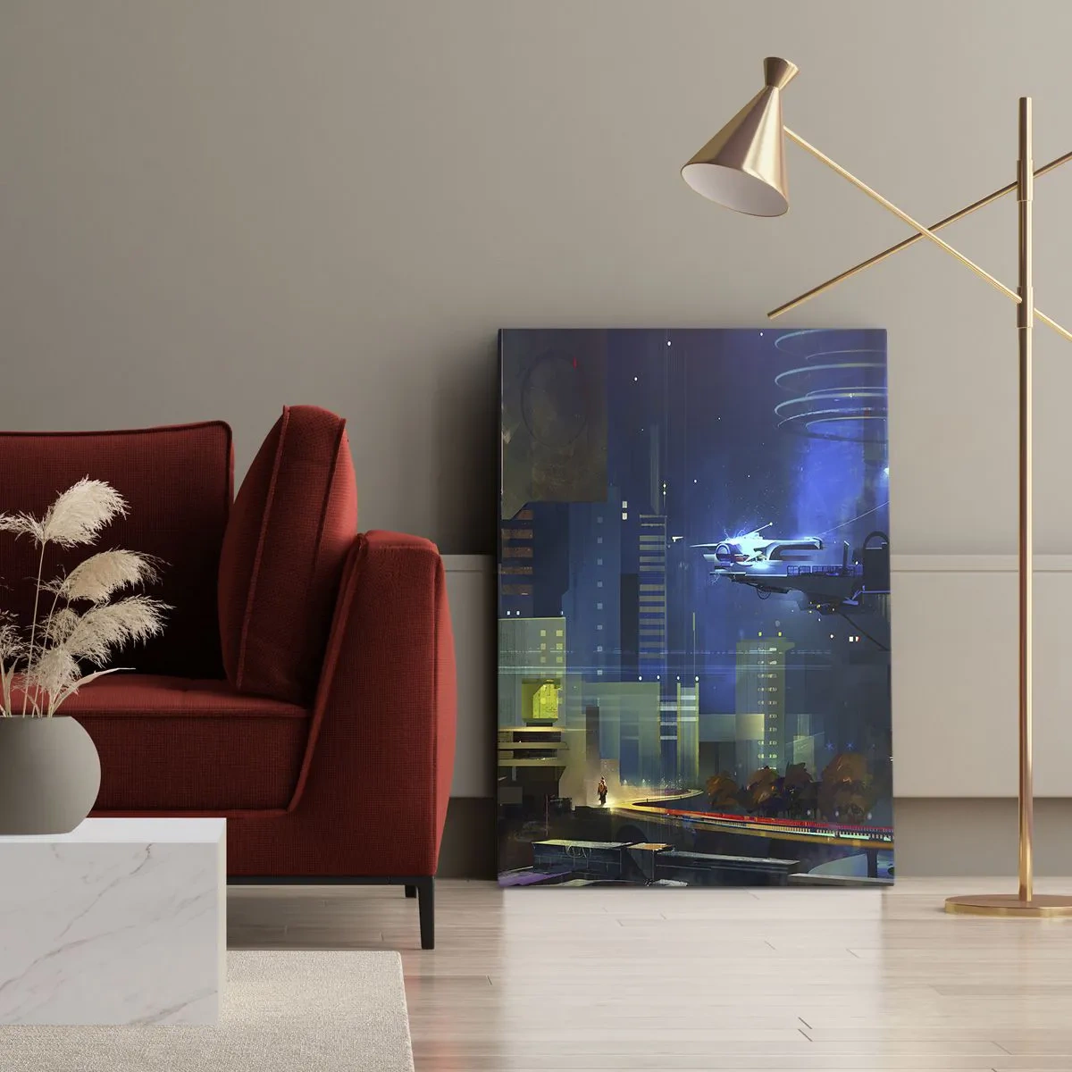 Tablou pe pânză - În viitorul apropiat - 80x120 cm