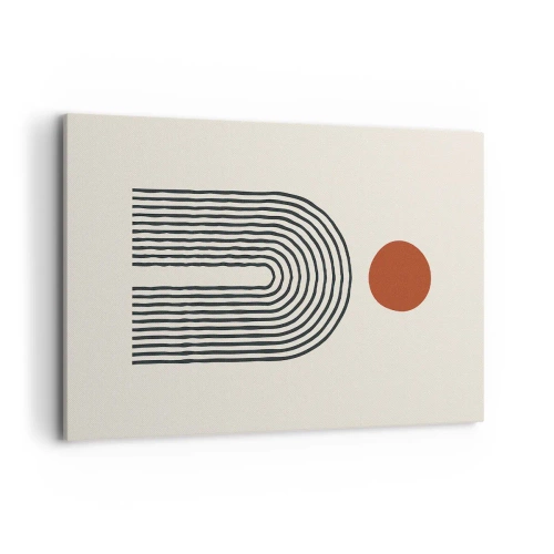 Tablou pe pânză - Magnetismul formelor și al culorilor - 120x80 cm