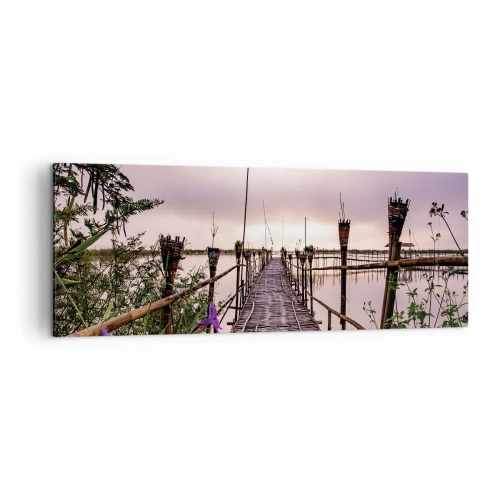 Tablou pe pânză - Pacea și liniștea Asiei - 140x50 cm