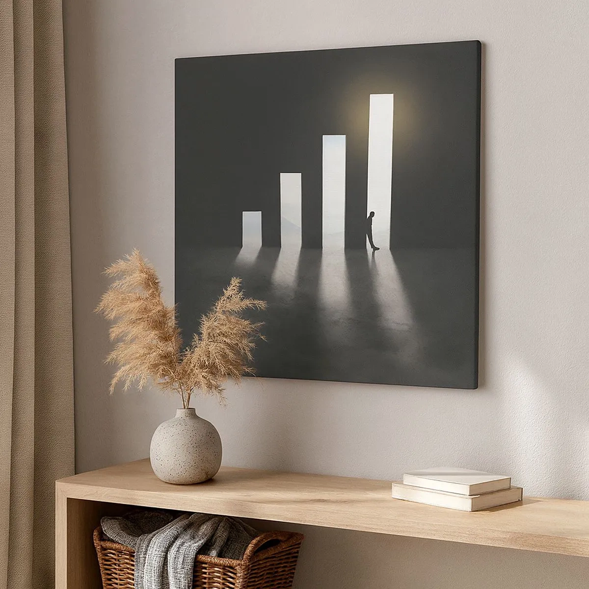 Tablou pe pânză - Succesul - o impresie - 30x30 cm