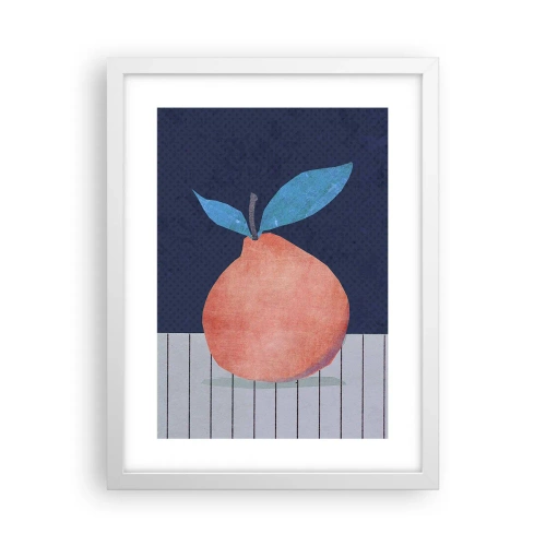 Poster în ramă albă - Convexitate și plan - 30x40 cm