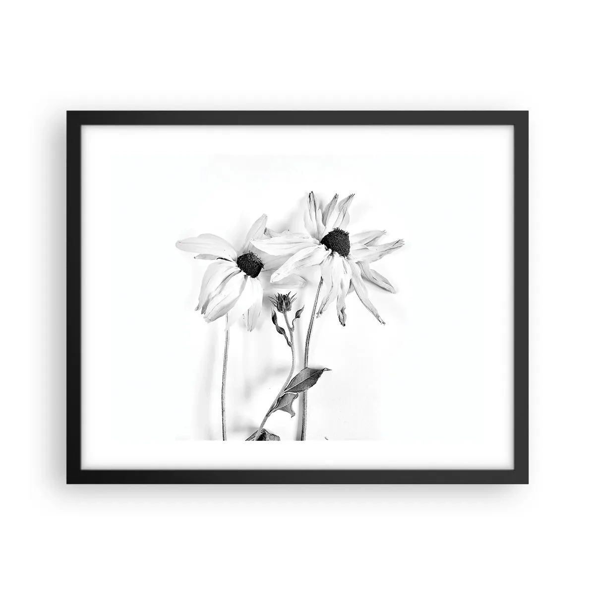 Poster în ramă neagră - Nimeni nu vrea să fie singur - 50x40 cm