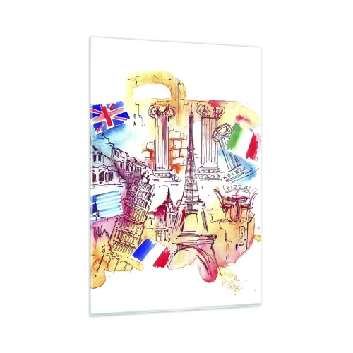 Tablou pe sticlă - Turneu european - 80x120 cm