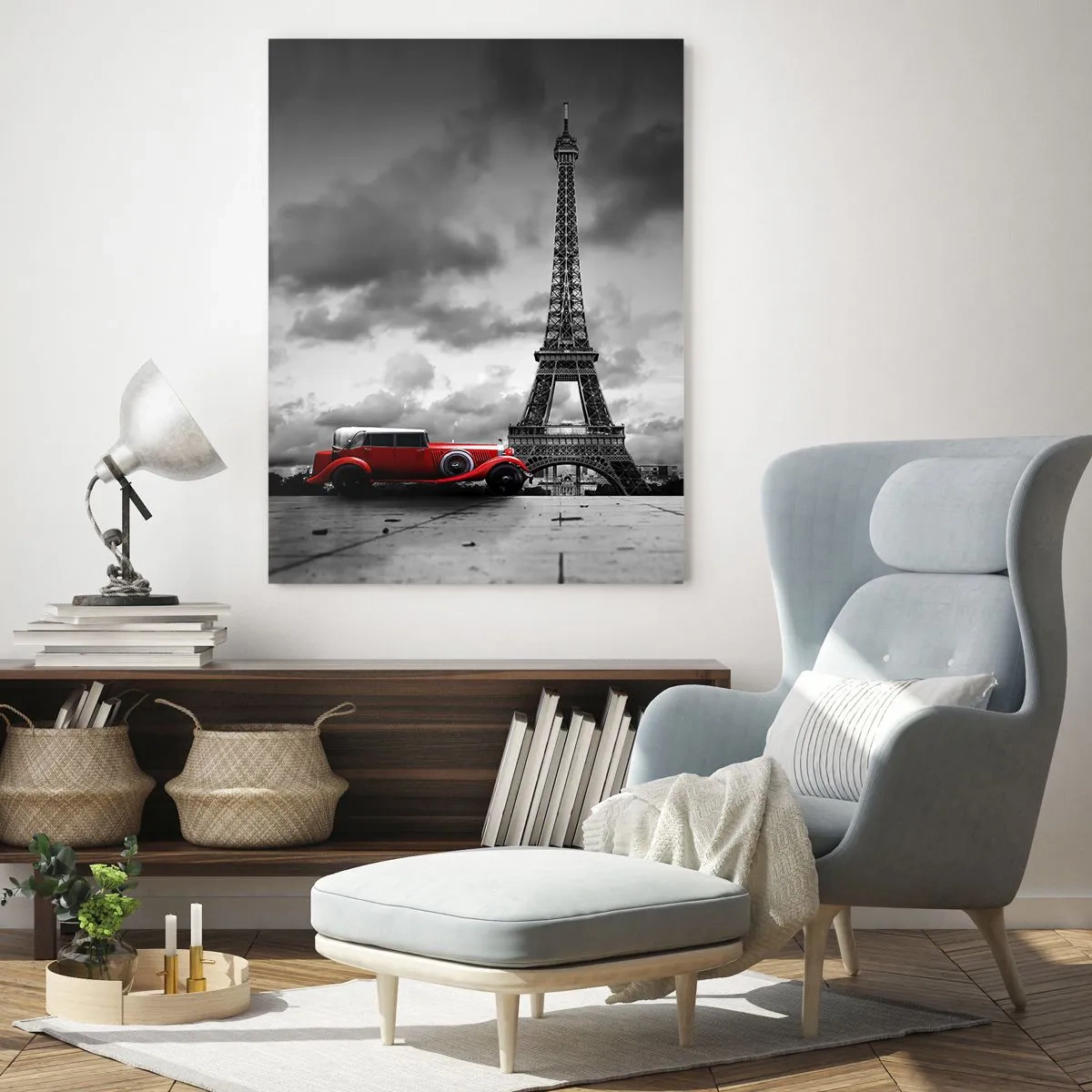 Tablou pe sticlă - Nu cu mult timp în urmă, la Paris - 50x70 cm