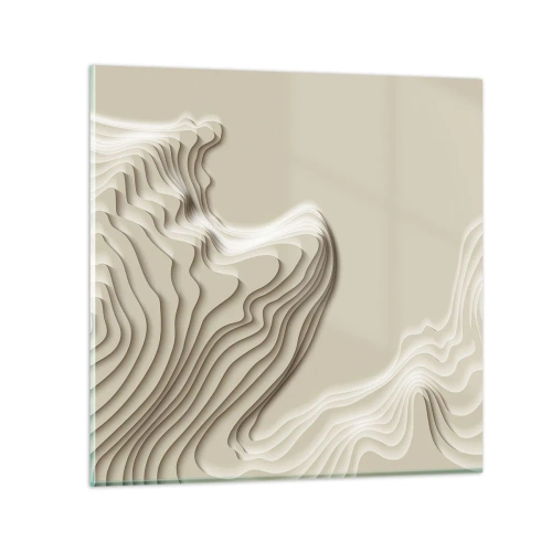 Tablou pe sticlă - Topografia artei - 60x60 cm