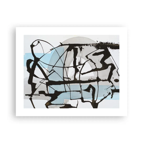 Poster - Cu toate acestea, albastru - 50x40 cm