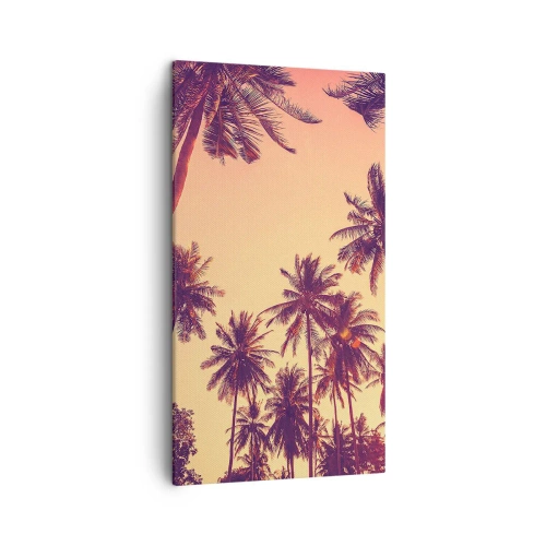 Tablou pe pânză - Variație tropicală - 45x80 cm