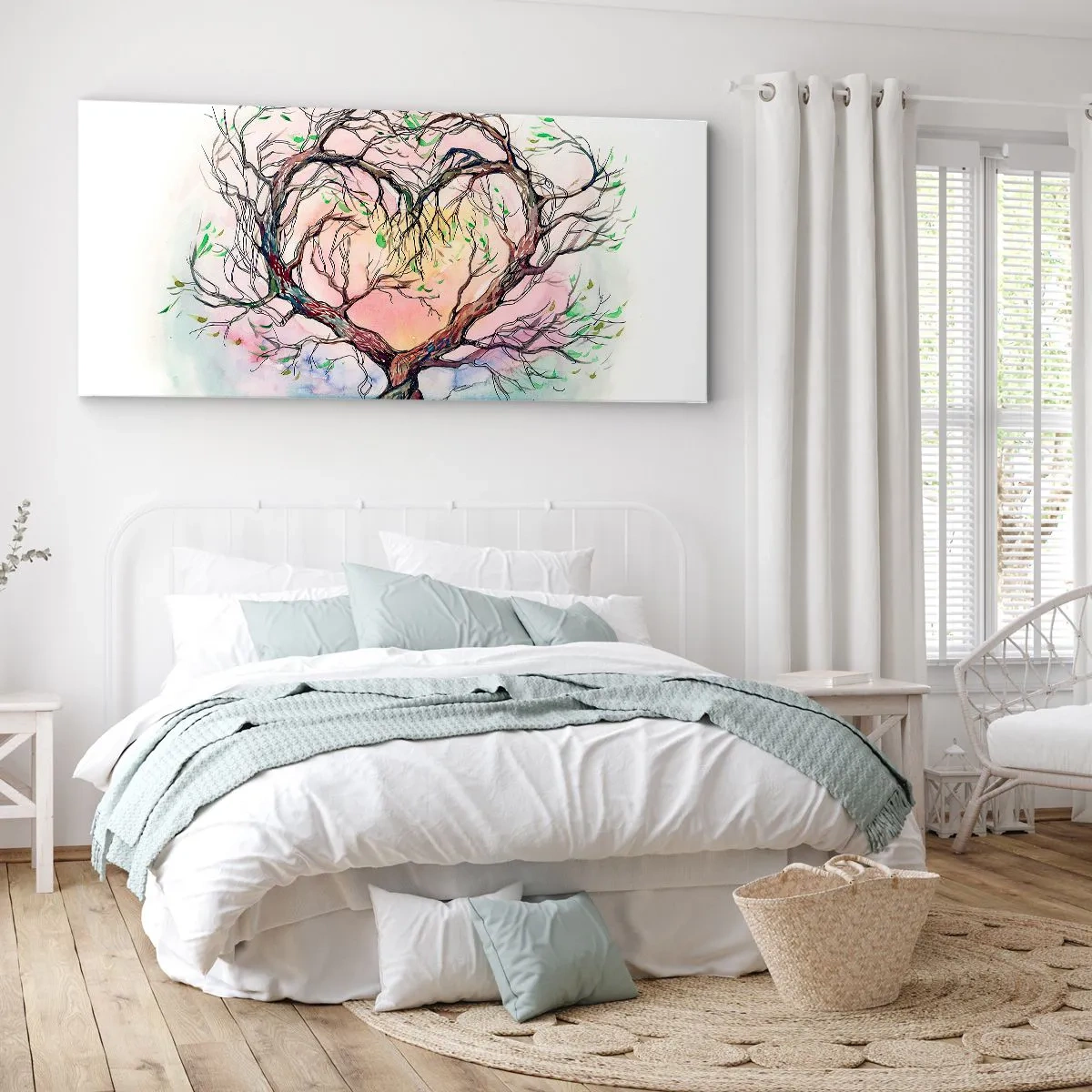 Tablou pe pânză - Împreună împotriva vijeliei - 140x50 cm