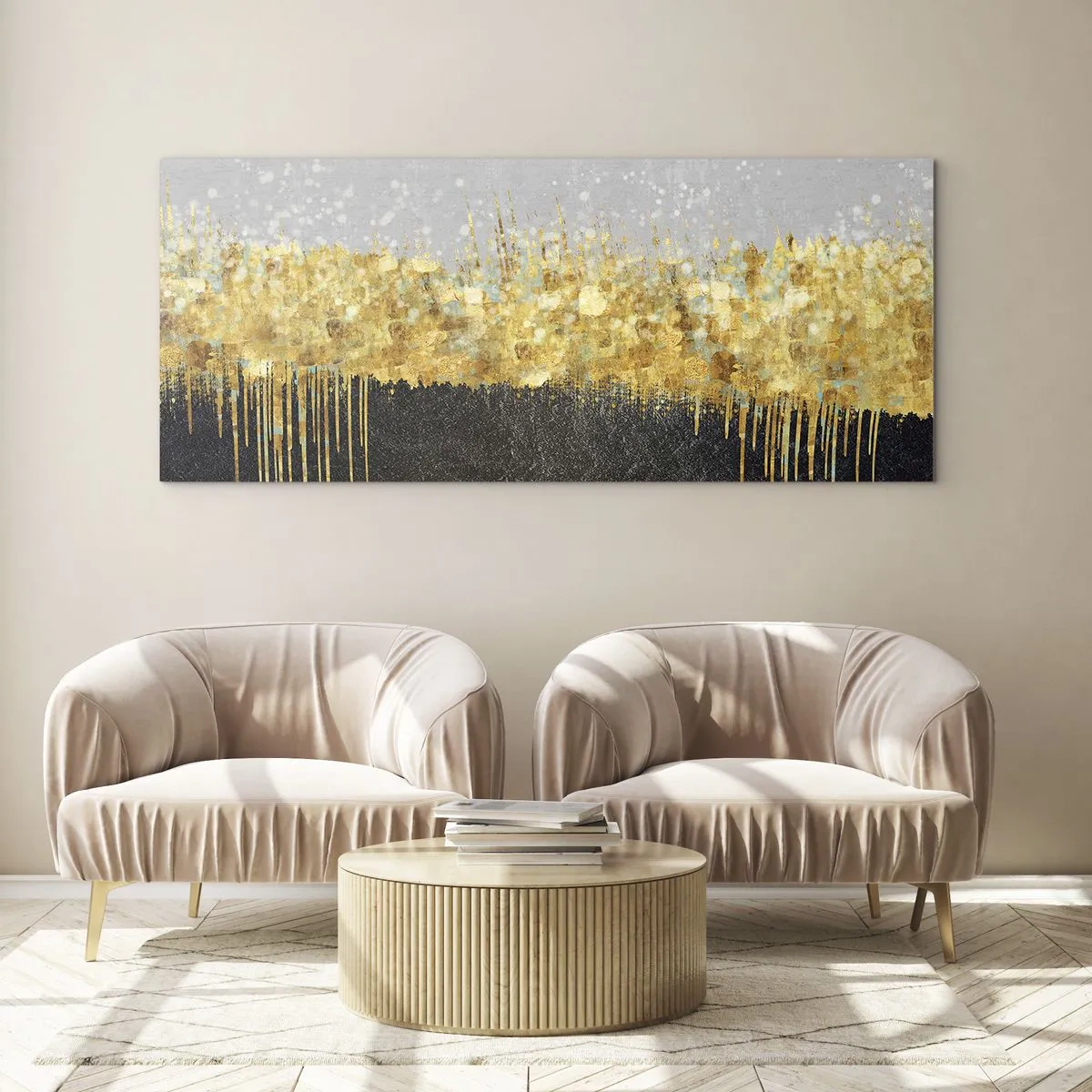 Tablou pe sticlă - Înăuntru și în sus - 100x40 cm