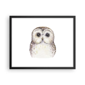 Poster în ramă neagră - Uită-te în ochii mei - 50x40 cm