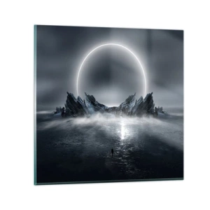 Tablou pe sticlă - Final de poveste - 30x30 cm