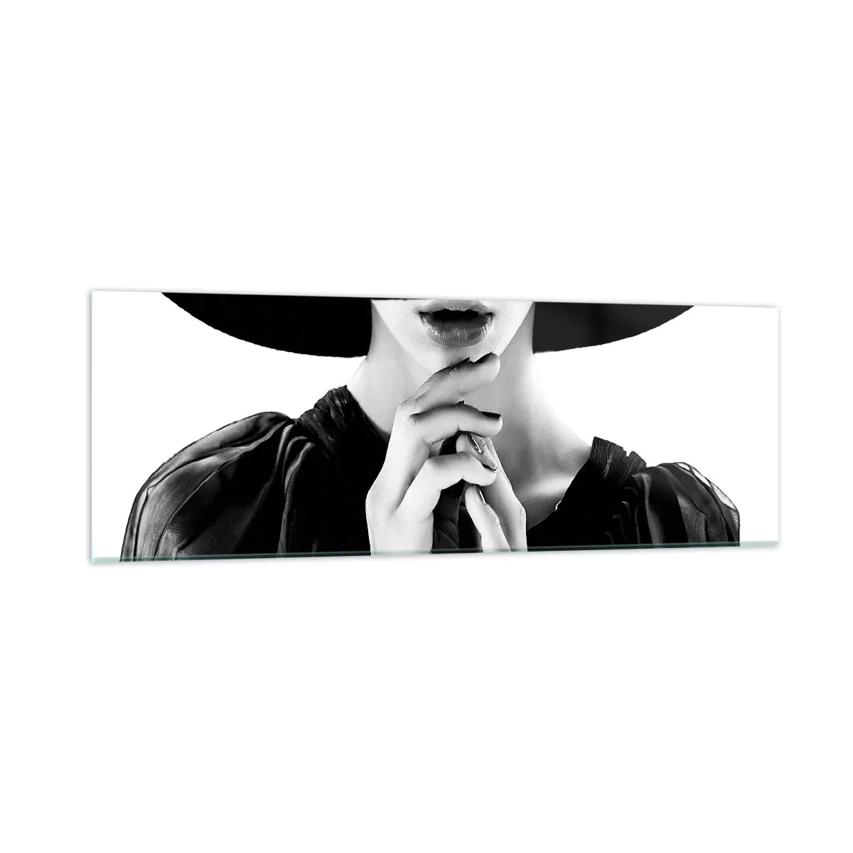 Tablou pe sticlă - Frumusețea ascunsă - 90x30 cm