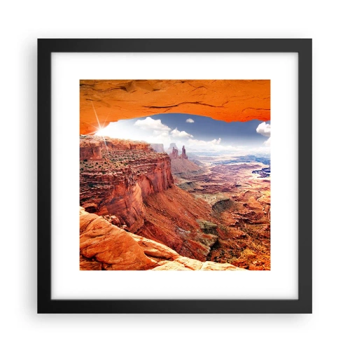 Poster în ramă neagră - Sculptat de natura însăși - 30x30 cm