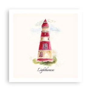 Poster - Întotdeauna vreme bună - 60x60 cm