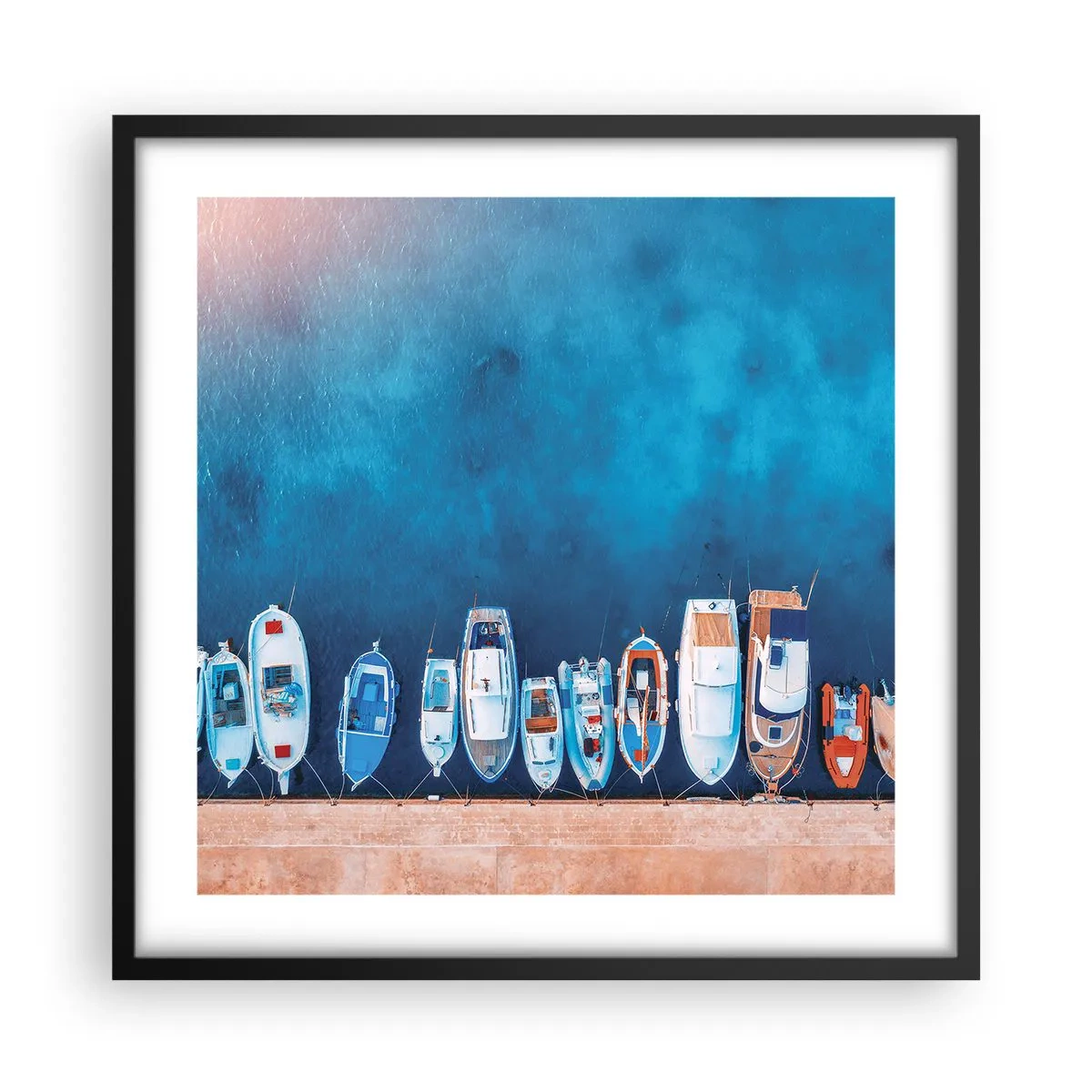 Poster în ramă neagră - Aliniere - 50x50 cm