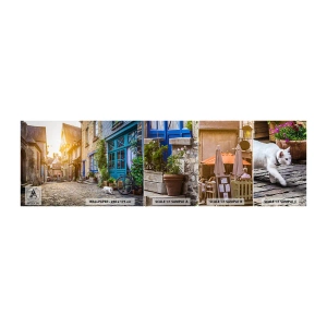 Mostră tapet autocolant Deluxe Sticker - Fantoma albă a orașului - Oraș, Franţa, Arhitectură - 100x30 cm