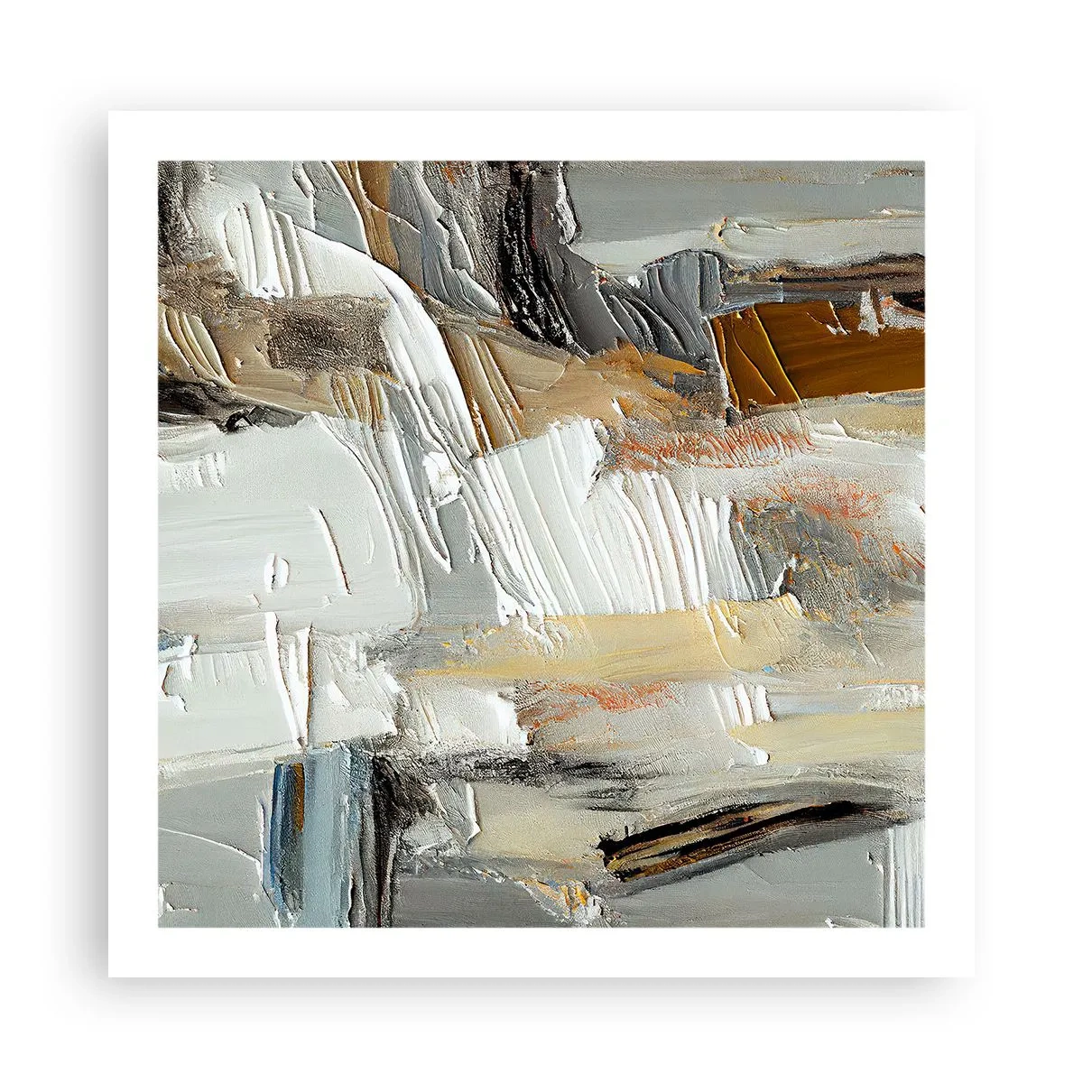 Poster - Stratificare colorată - 60x60 cm