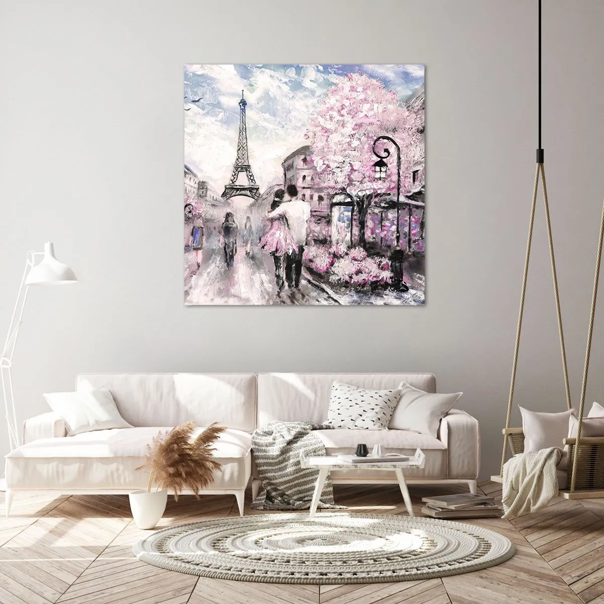 Tablou pe pânză - Dacă ar fi să te îndrăgostești, atunci doar de... - 70x70 cm