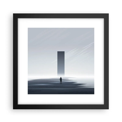 Poster în ramă neagră - Oportunitate sau amenințare? - 30x30 cm