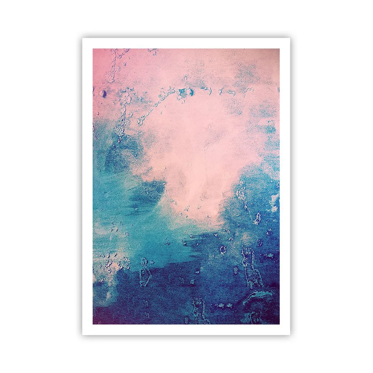 Poster - Îmbrățișare albastră - 70x100 cm