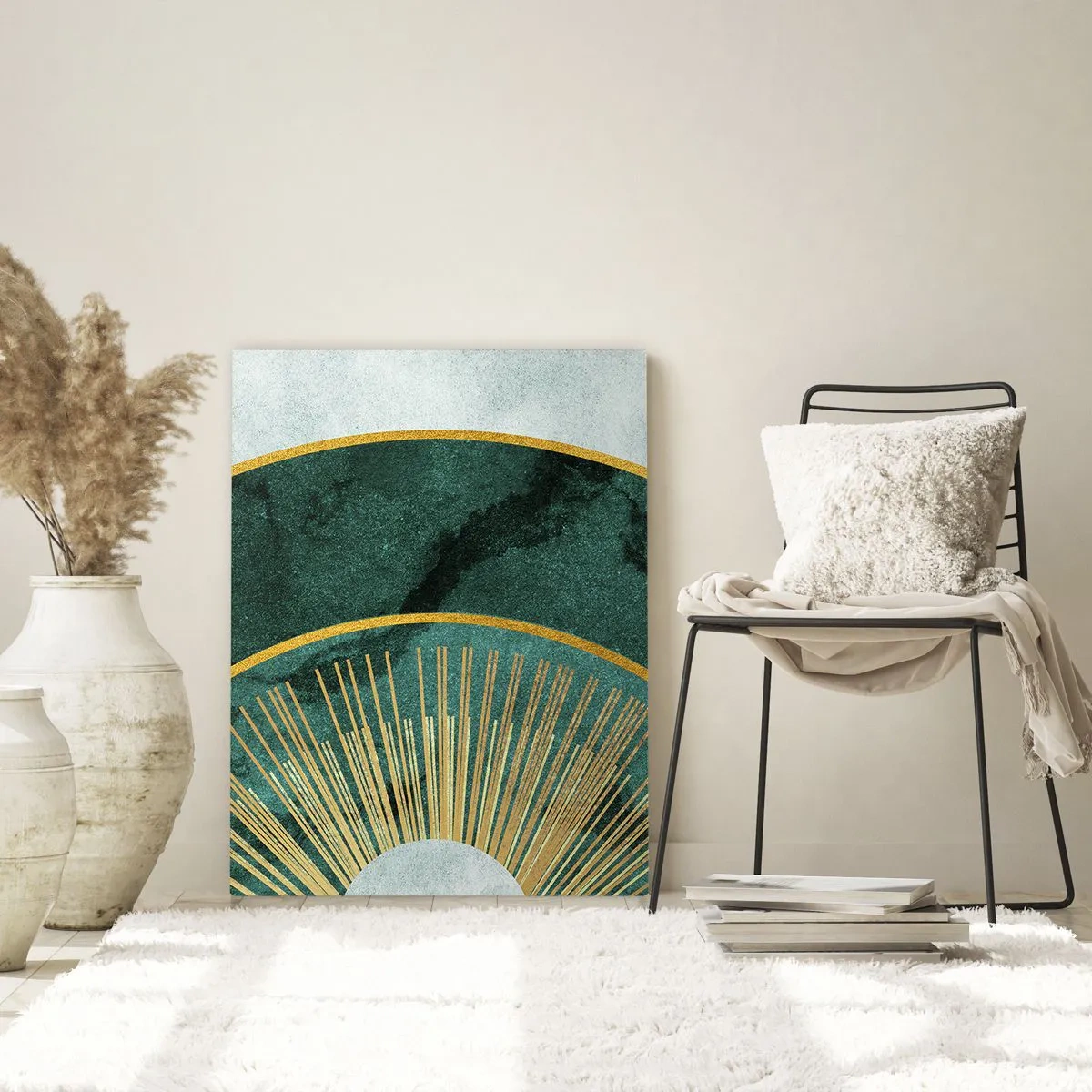 Tablou pe sticlă - Un alt sistem solar - 80x120 cm