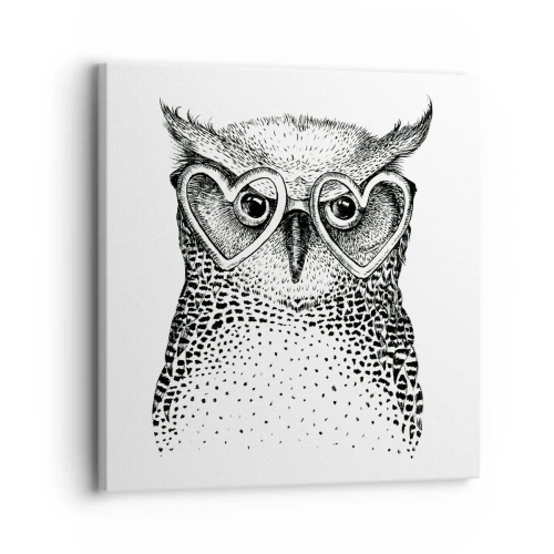 Tablou pe pânză - Cu înțelepciune și dragoste - 30x30 cm