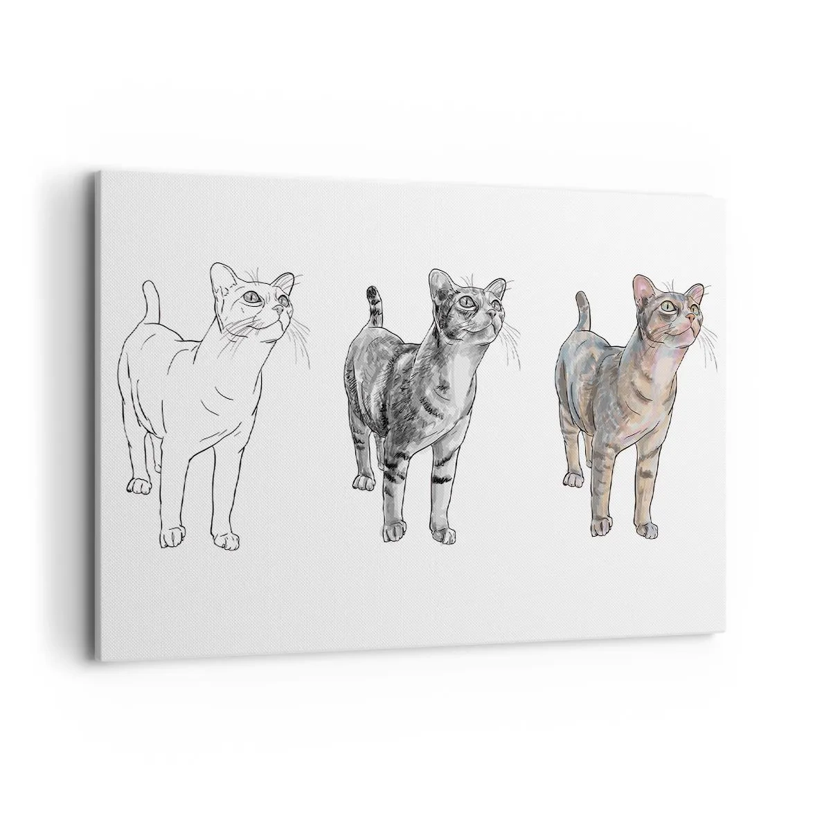 Tablou pe pânză - Lecție de desen - 100x70 cm