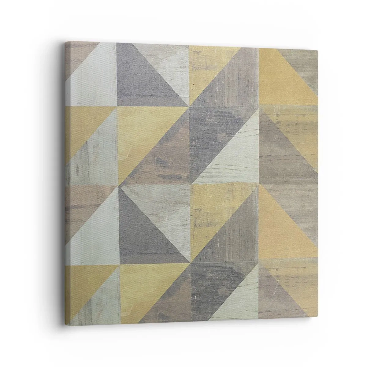 Tablou pe pânză - La unghiul triunghiului - 30x30 cm