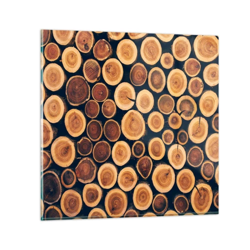 Tablou pe sticlă - Cât de bătrân sunt? - 30x30 cm