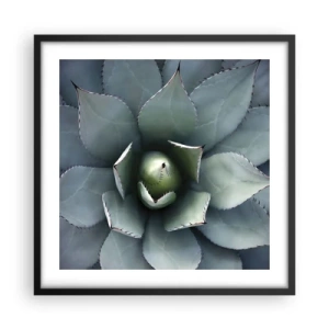 Poster în ramă neagră - Momește și avertizează - 50x50 cm