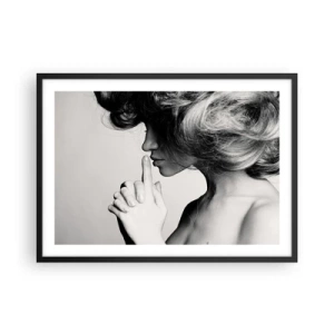 Poster în ramă neagră - Ascultă-te pe tine însuți - 70x50 cm