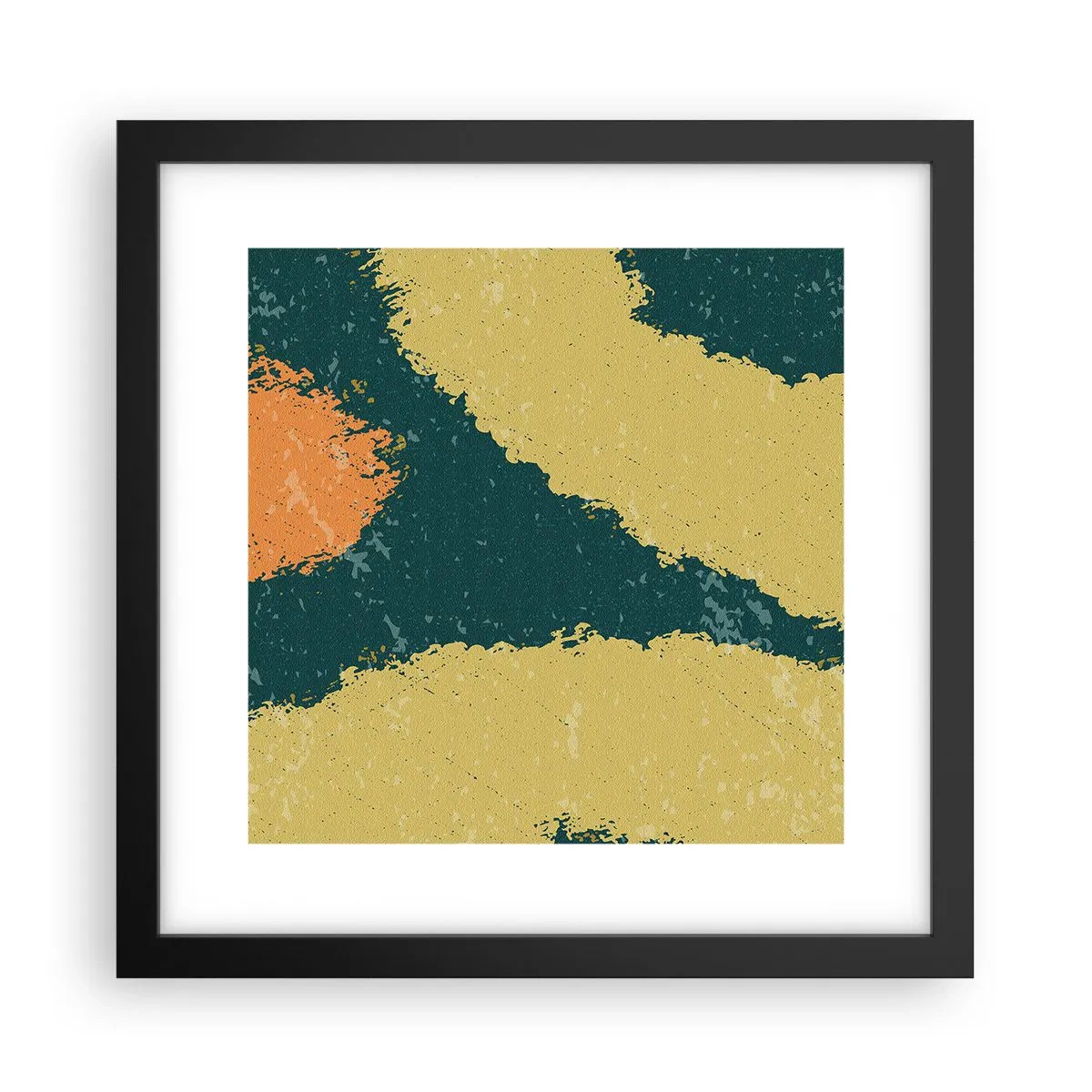 Poster în ramă neagră - Abstracție - în slow motion - 30x30 cm