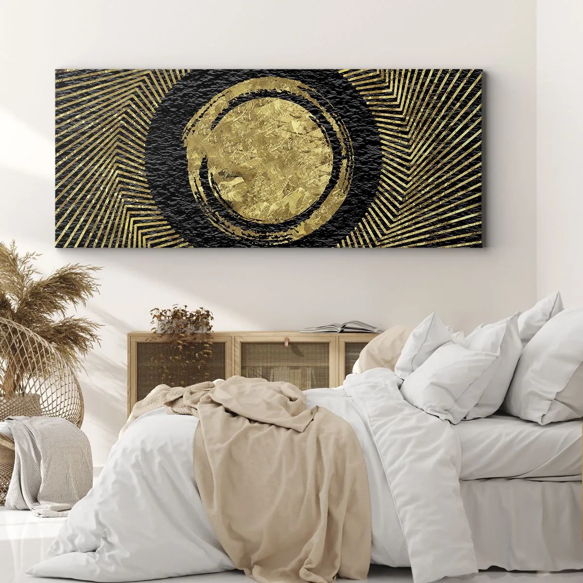 Tablou pe pânză - Compoziție glamour - 140x50 cm