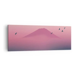 Tablou pe pânză - Călători deasupra norilor - 140x50 cm