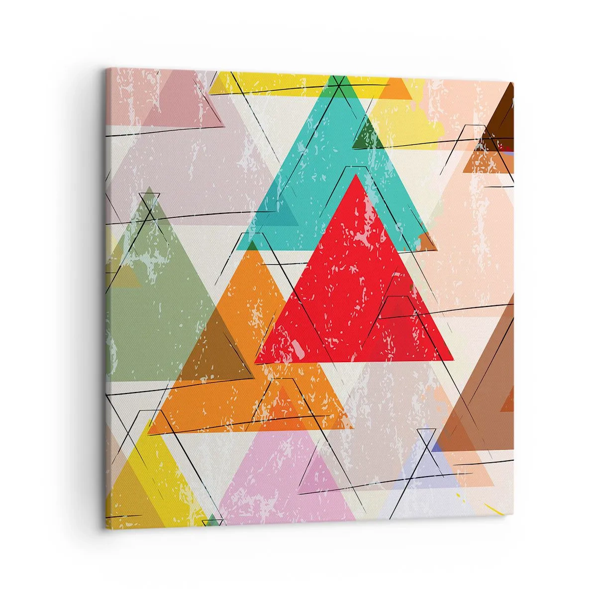 Tablou pe pânză - Trei câte trei - 50x50 cm