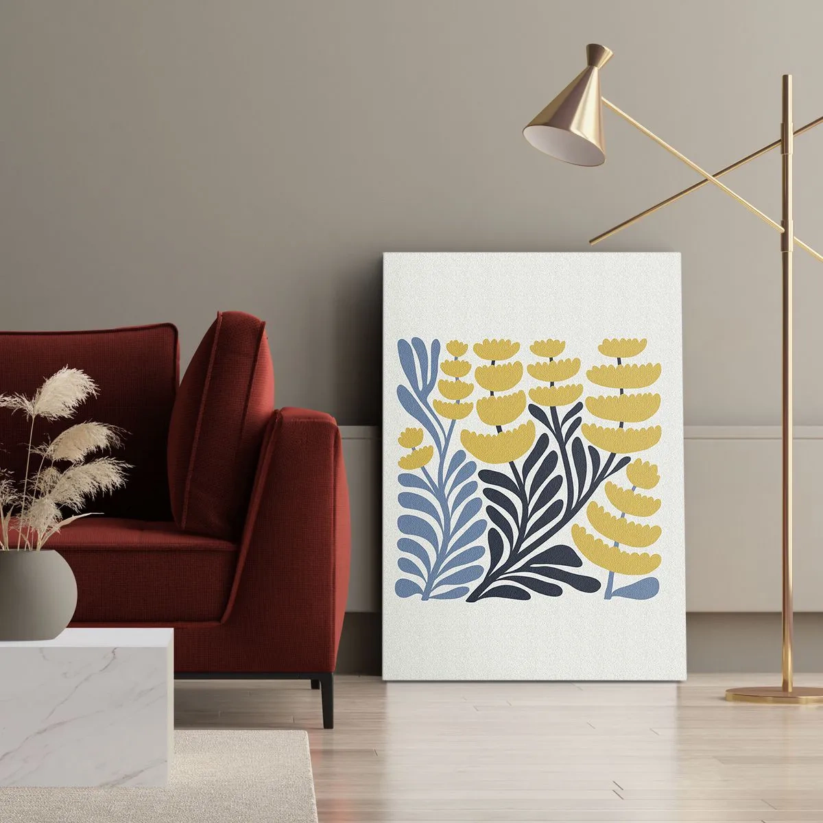 Tablou pe pânză - Ogor însorit - 45x80 cm