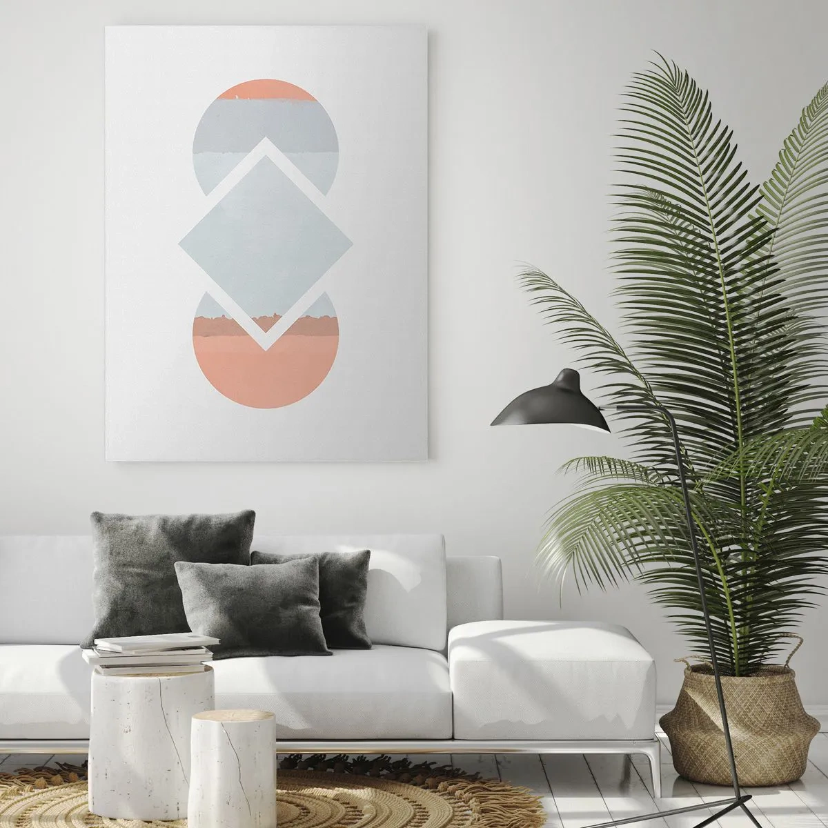 Tablou pe sticlă - Situația este clară - 70x100 cm