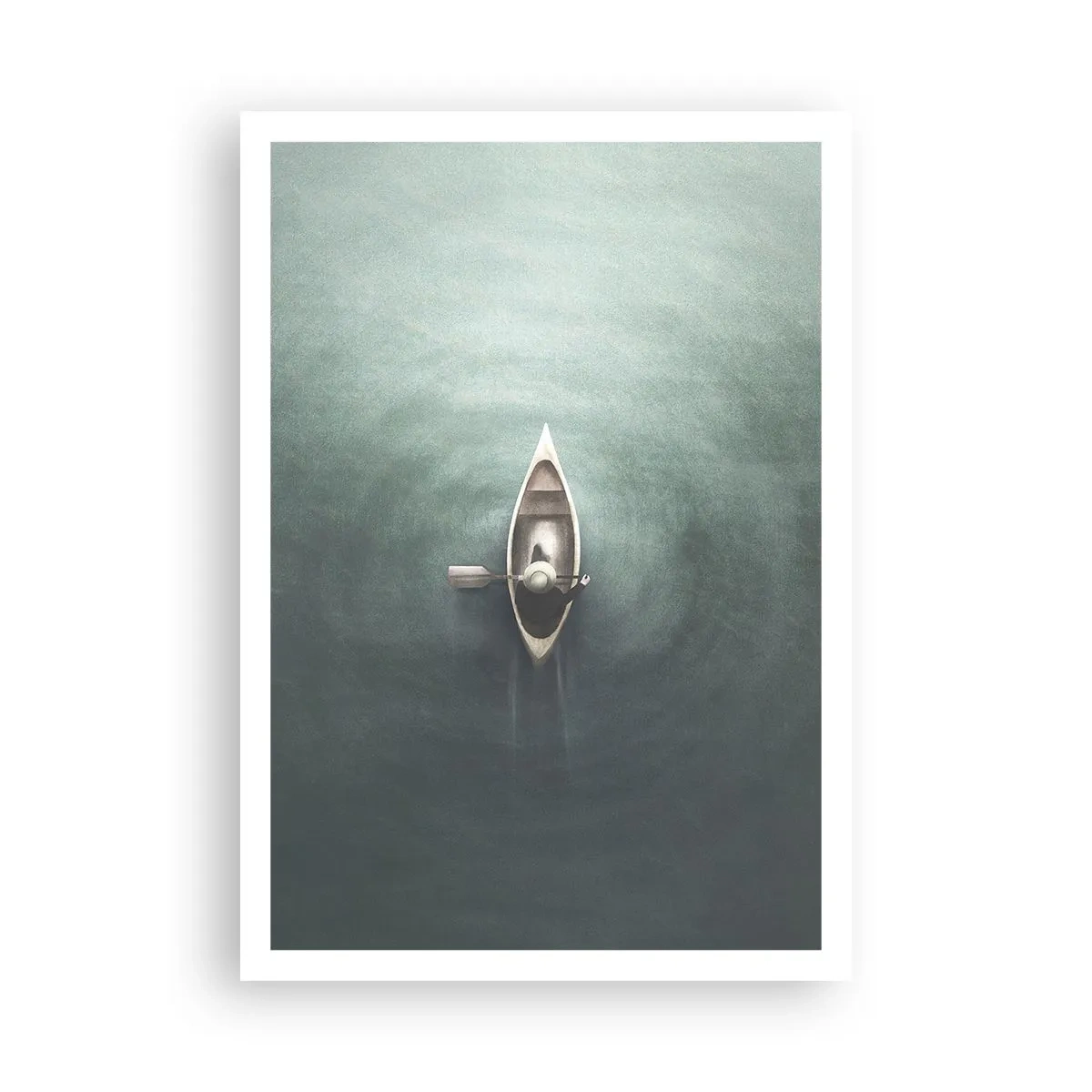 Poster - Peste lacul luminat de lună - 70x100 cm