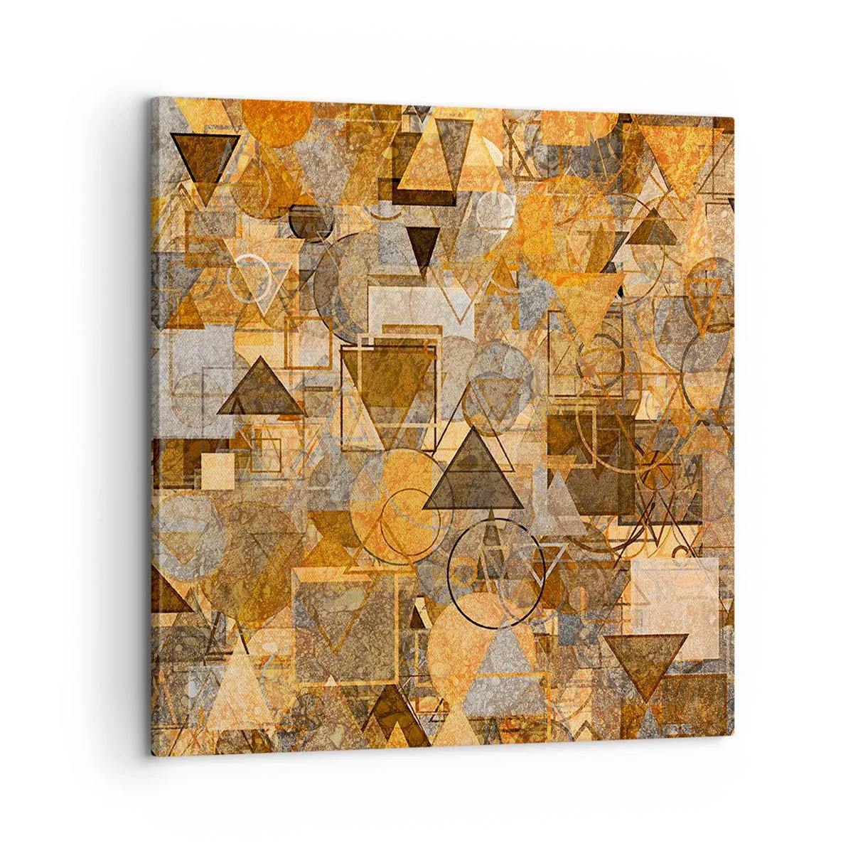 Tablou pe pânză - Lumea băgată în formă - 60x60 cm