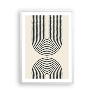 Poster în ramă albă - În curând... - 50x70 cm