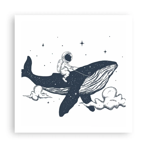 Poster - Aventura spațială - 60x60 cm